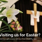 Visiting us for Easter? making a gift is easy with our free Givelify app.