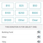 Recurring giving for iOS