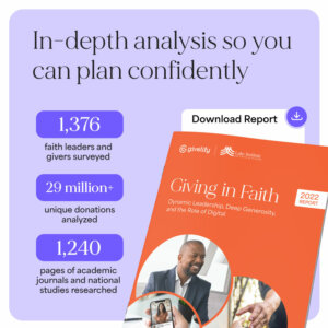 giving in faith report