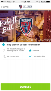 Mobile Giving Helps Indy Eleven Soccer Foundation Score Big [Case Study]