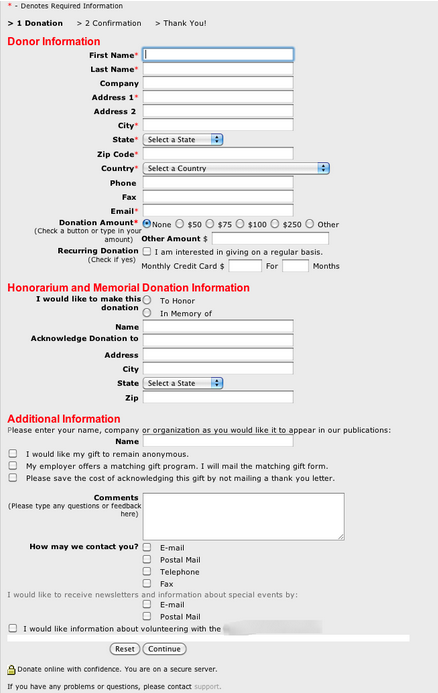 The Worst Online Giving Form I've Seen: Is It Yours?